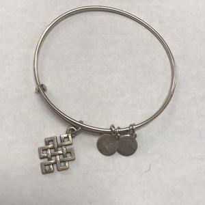 alex and ani love knot bangle